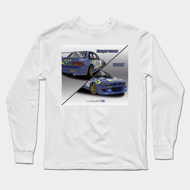 impreza wrc Long Sleeve T-Shirt by PjesusArt